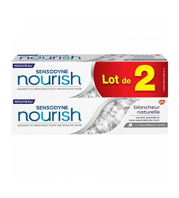 Sensodyne Nourish Blancheur Pasta Dwupak 2x75ml