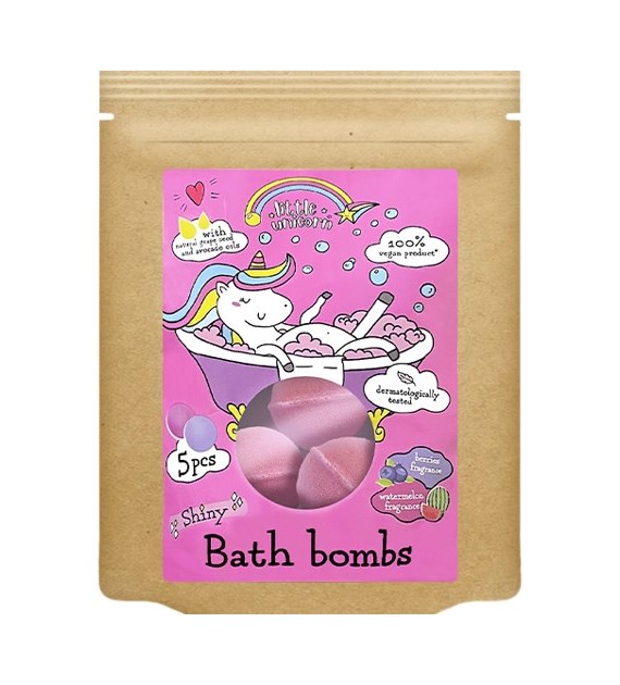 Little Unicorn Bath Bombs do Kąpieli 5szt 250g