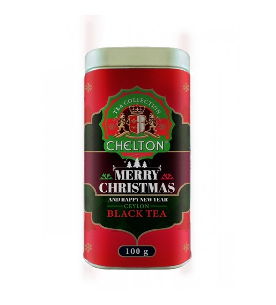 Chelton Herbata Christmas Tree Red Puszka 100g