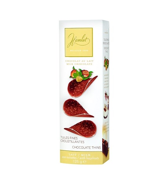 Hamlet Chocolate Thins Milk Hazelnut 125g
