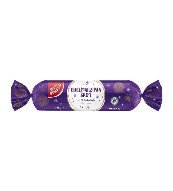 G&G Edelmarzipan Brot mit Schokolade 125g