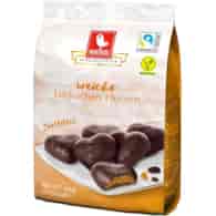 Weiss Weiche Lebkuchen Herzen Zartbitter 150g