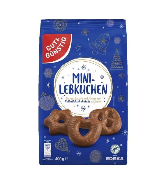 G&G Mini-Lebkuchen Vollmilch 400g