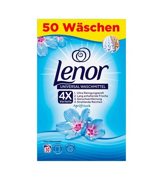 Lenor 4X Universal Aprilfrisch Proszek 50p 3kg