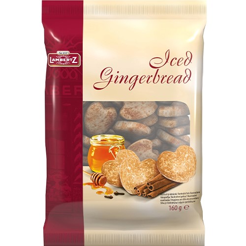 Lambertz Iced Gingerbread Pierniki w Lukrze 160g