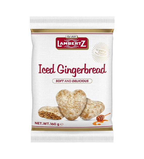 Lambertz Iced Gingerbread Pierniki w Lukrze 160g