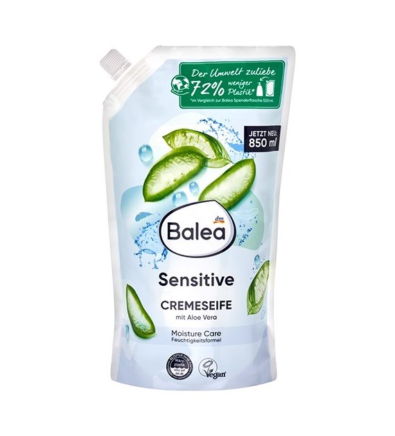 Balea Cremeseife Sensitive Mydło Zapas 850ml