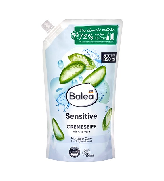 Balea Cremeseife Sensitive Mydło Zapas 850ml