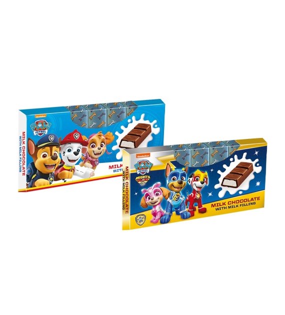 PAW Patrol Milk Chocolate with Milk Filling 100g