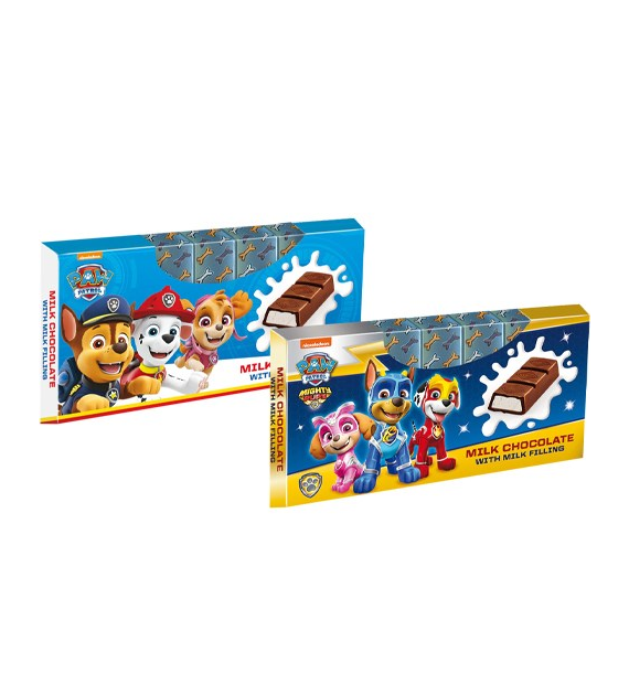 PAW Patrol Milk Chocolate with Milk Filling 100g