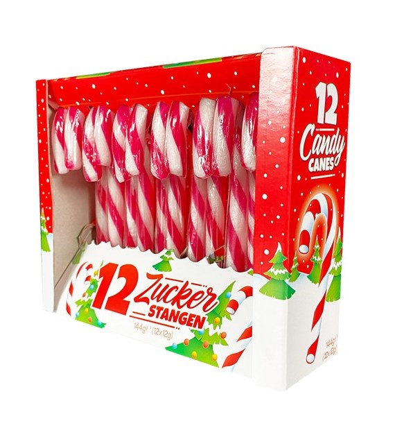Candy Canes Zucker Stangen 12szt 144g
