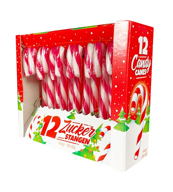 Candy Canes Zucker Stangen 12szt 144g