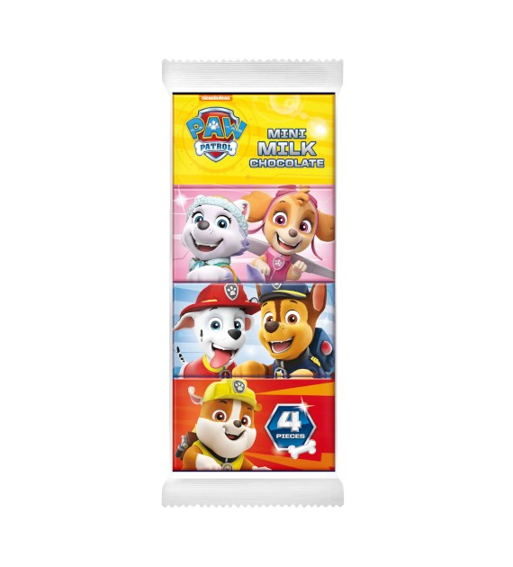 PAW Patrol Mini Milk Chocolate 4szt 80g