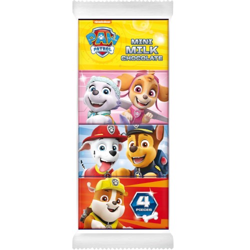 PAW Patrol Mini Milk Chocolate 4szt 80g