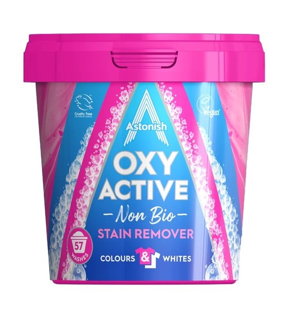 Astonish Oxy Active Non Bio Odpl 57p 1,2kg