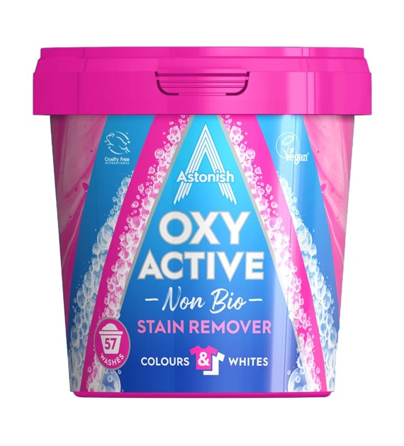Astonish Oxy Active Non Bio Odpl 57p 1,2kg