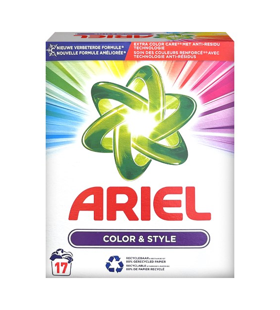 Ariel Color & Style Proszek 17p 1,1kg