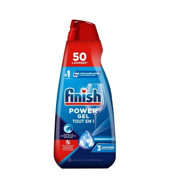 Finish All in 1 Max Power Gel 50 Cykli 1L