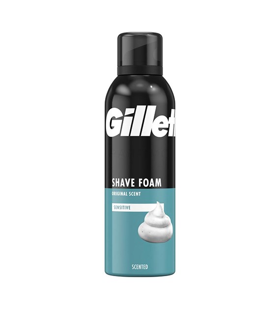 Gillette Original Scent Sensitive Pianka 200ml