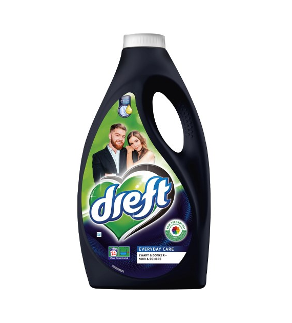 Dreft Zwart & Donker do Czarnego Gel 24p 1,3L