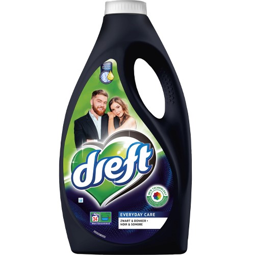 Dreft Zwart & Donker do Czarnego Gel 24p 1,3L