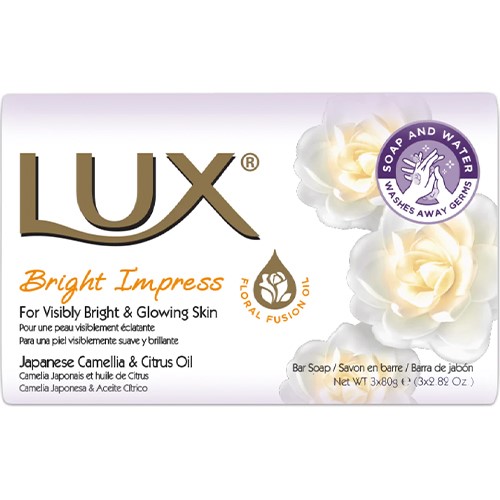 Lux Bright Impress Mydło Kostka 3szt 3x80g