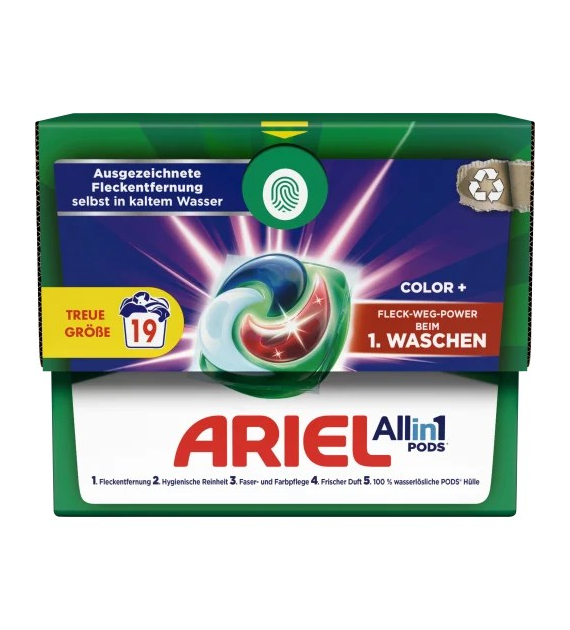 Ariel All in 1 Pods Color+ Karton 19p 387,6g