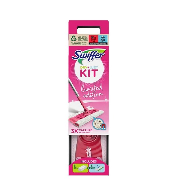 Swiffer Kit Limited Edtition Dry 8szt + Wet 3szt