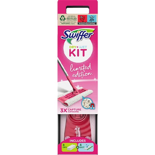 Swiffer Kit Limited Edition Dry 8szt + Wet 3szt