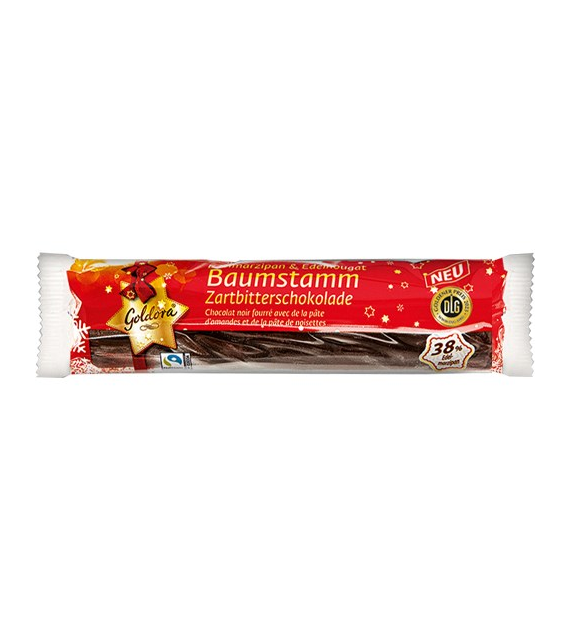 Goldora Baumstamm Zartbitter Marcepan 100g