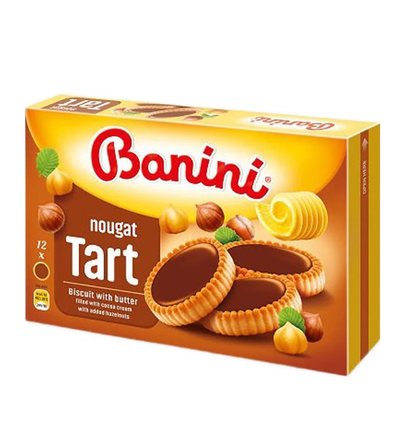 Banini Nougat Tart Ciastka 210g