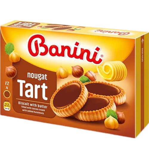 Banini Nougat Tart Ciastka 210g