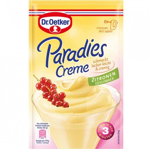 Dr.Oetker Paradies Creme Zitronen 72,5,g