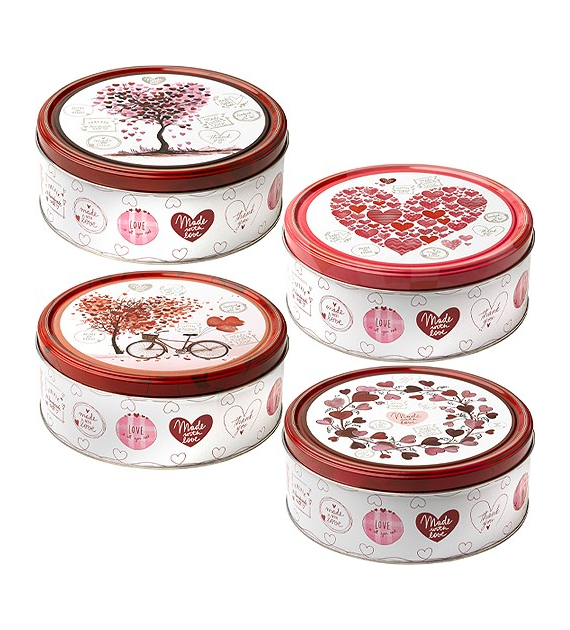 JB Danish Butter Puszka Serca Ciastka 150g