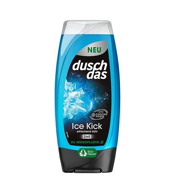 Dusch Das Ice Kick 2in1 Gel Szampon 225ml