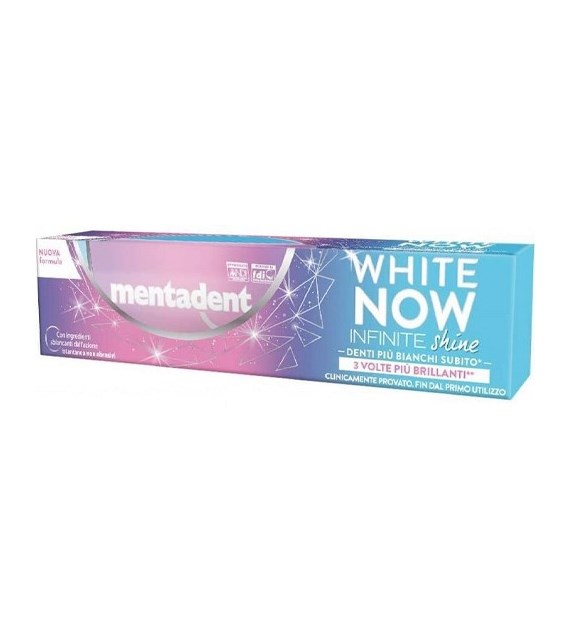 Mentadent White Now Infinite Shine Pasta 75ml