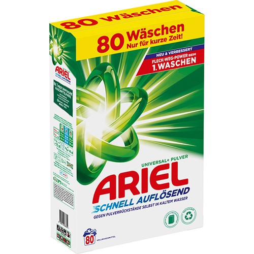 Ariel Universal+ Proszek 80p 4,8kg