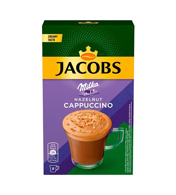 Jacobs Milka Hazelnut Cappuccino Saszetk 8szt 132g