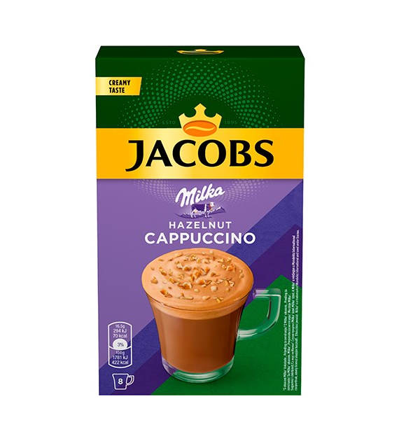 Jacobs Milka Hazelnut Cappuccino Saszetk 8szt 132g