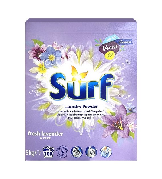 Surf Fresh Lavender & Mint Proszek 100p 5kg