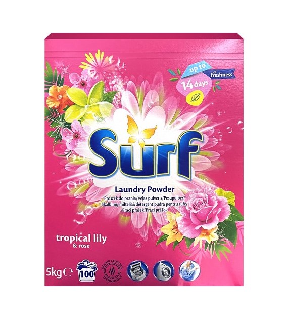 Surf Tropical Lily & Rose Proszek 100p 5kg