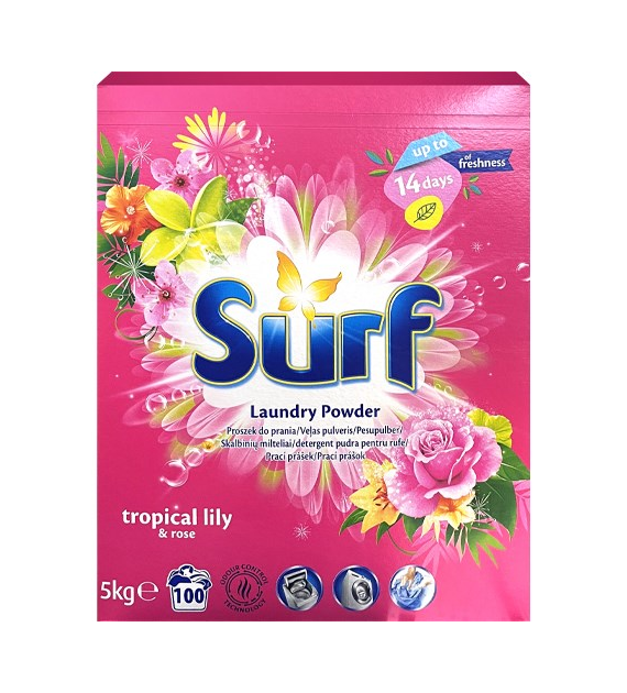 Surf Tropical Lily & Rose Proszek 100p 5kg