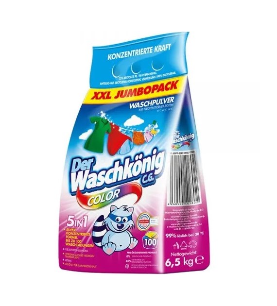 Waschkonig Color Proszek Worek 100p 6,5kg