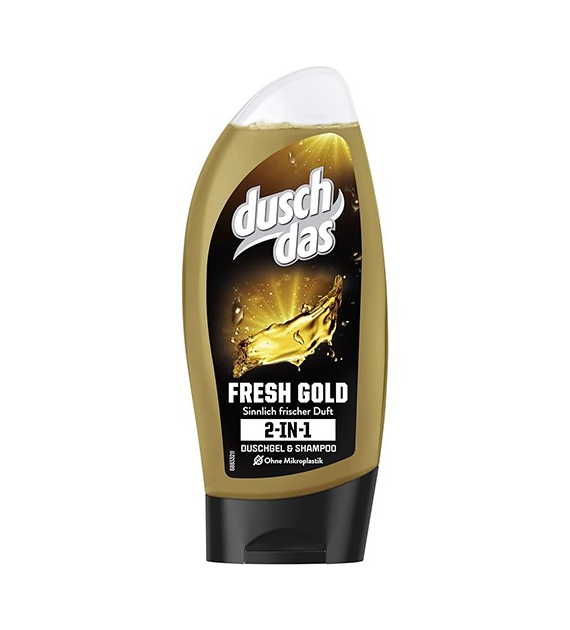 Dusch Das Fresh Gold 2in1 Gel Shampoo 250ml