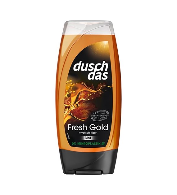 Dusch Das Fresh Gold 3in1 Gel Shampoo 225ml