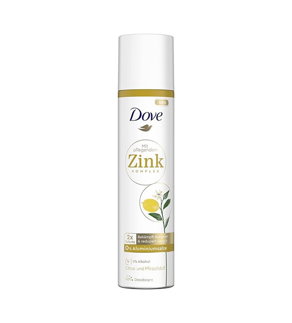 Dove Zink Komplex Citrus Pfirsichduft Deo 100ml