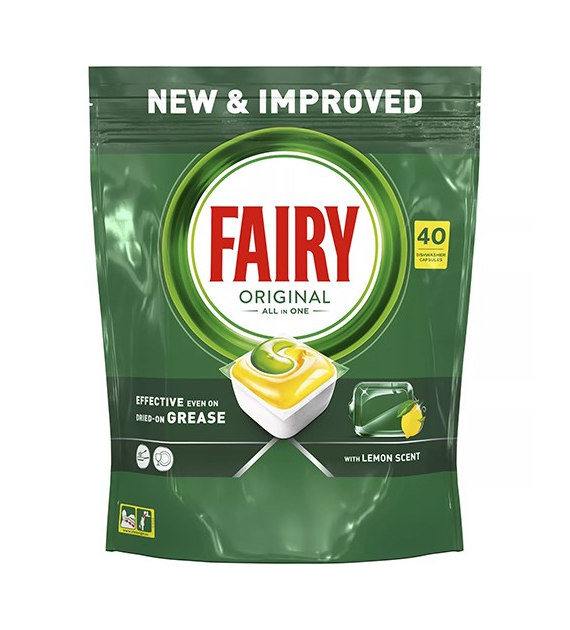 Fairy Original All In One Lemon Tabs 40szt 540g