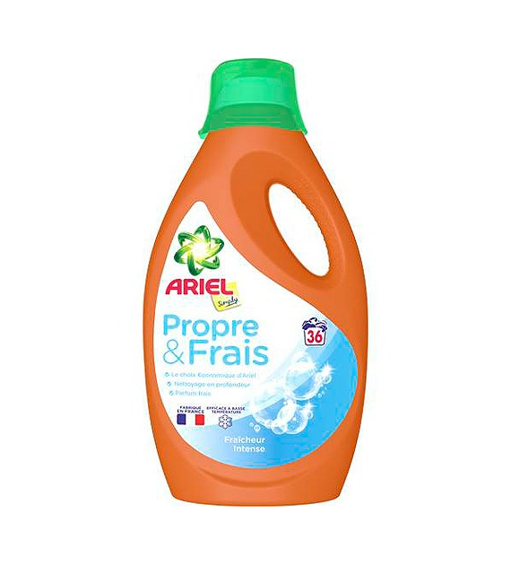 Ariel Propre & Frais Fraicheur Intens Gel 36p 1,8L