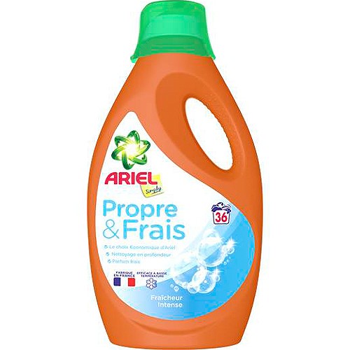 Ariel Propre & Frais Fraicheur Intens Gel 36p 1,8L