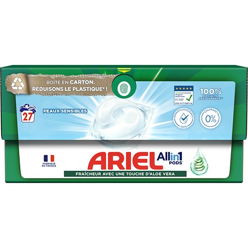 Ariel All in 1 Sensitive Pods 27p 653g
